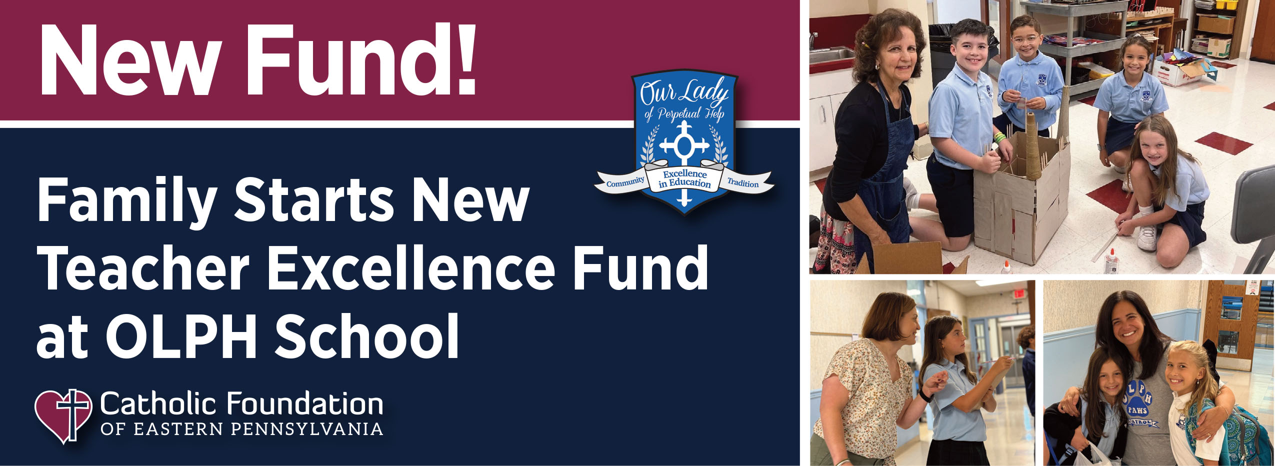 Family Establishes Fund at Our Lady of Perpetual Help School