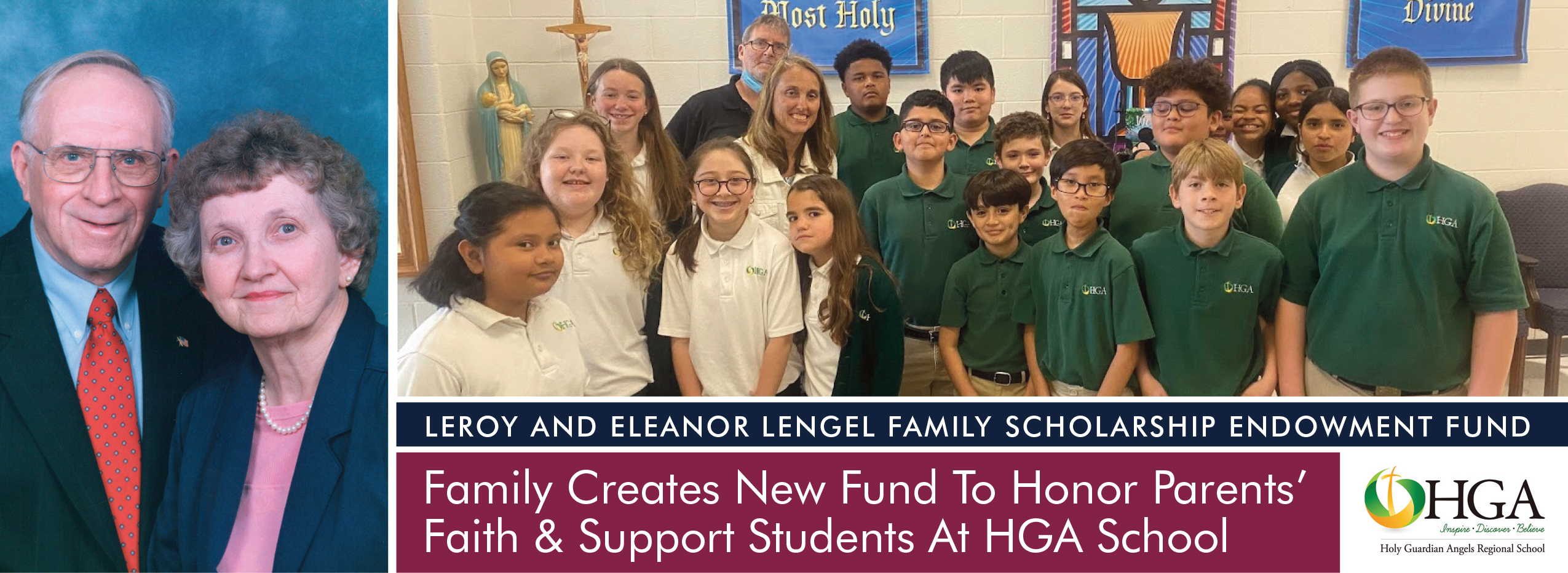 Scholarship Fund Honors Parents, Faith, and the Benefits of a Catholic School Education