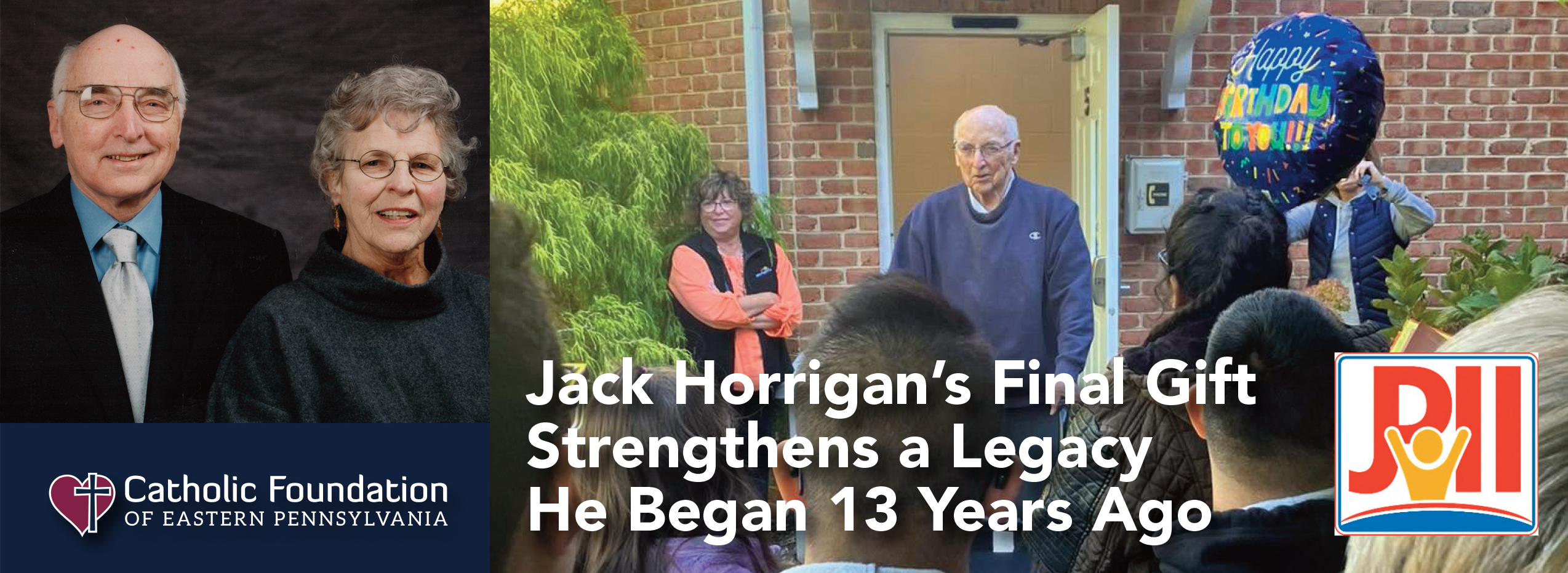 Jack Horrigan’s bequest to John Paul II Center for Special Learning